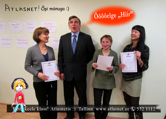 Курсы эстонского на A2 и B1 в Atlasnet