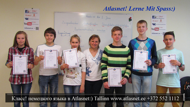 Курсы немецкого языка в Таллине для школьников 2014