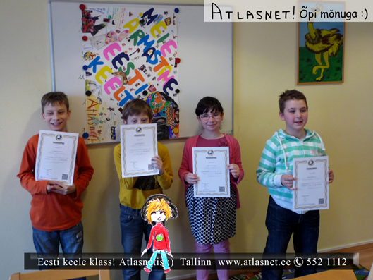 Курсы эстионского для детей Tallinn Atlasnet